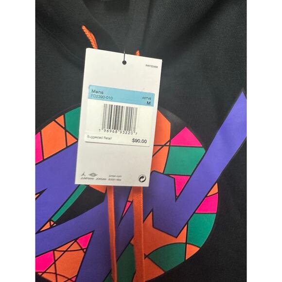 Jordan Zion Sanctuary Hoodie - NEW - Size M - FD2390-010 - Picture 2 of 3